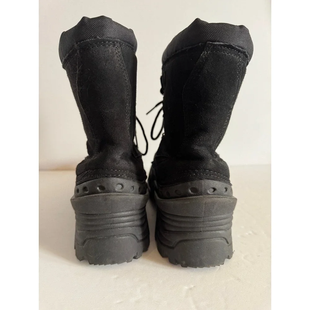 Itasca Mens Black Thinsulate Winter Snow Boots Size 9 Leather Upper 6542845